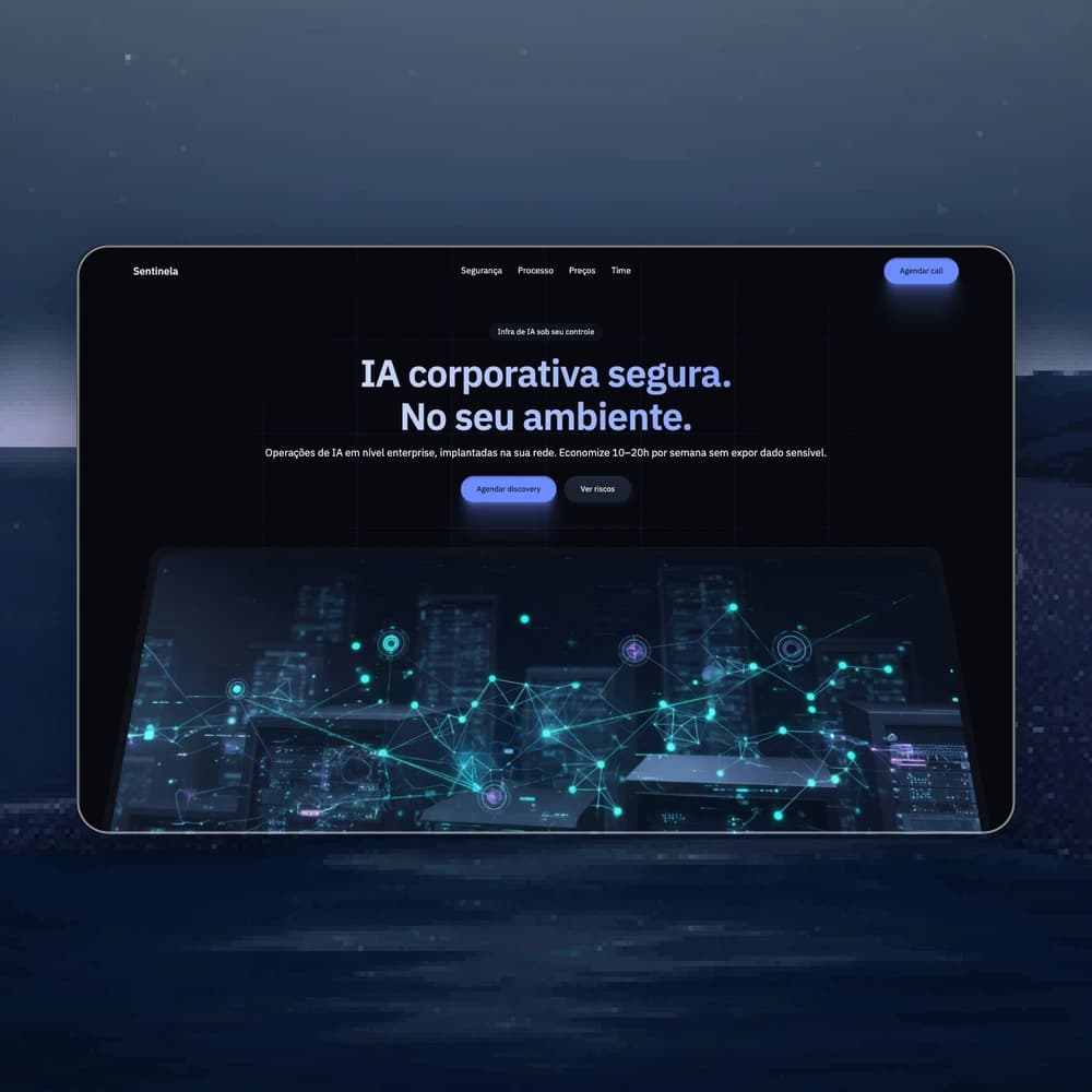 Prévia do template AI Consulting