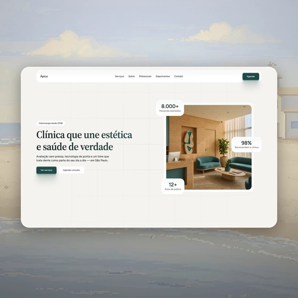 Prévia do template Dental Practice