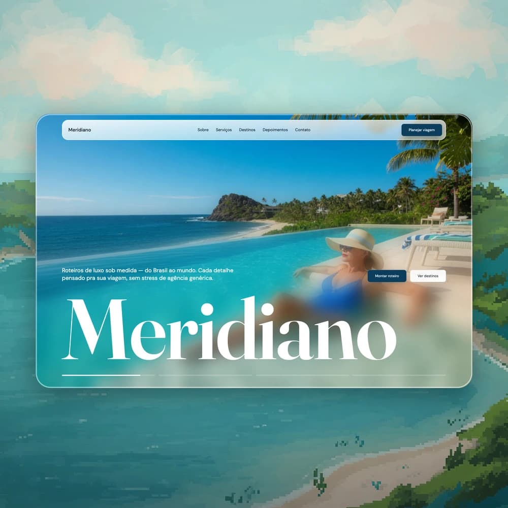 Prévia do template Meridiano Viagens
